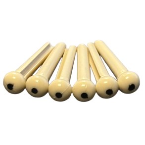 Standard Plast baron st. - Hvid m. sort prik.