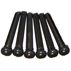 Standard Plast baron st. - Sort m. hvid prik.