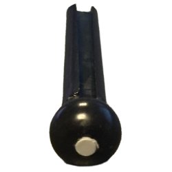 Standard Plast baron st. - Sort m. hvid prik.