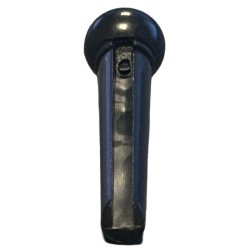 Standard Plast baron st. - Sort m. hvid prik.