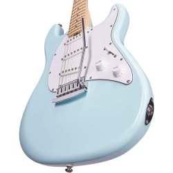 Sterling by Music Man Cutlass CT30SSS El Guitar pakke - Daphne Blue