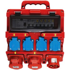 Byggestrmstavle 16A med DK - Lille model