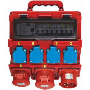 Byggestrmstavle 32A med DK - Lille model