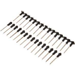 Studio 49 stifte med gummi AGd + SGd - 30 stk