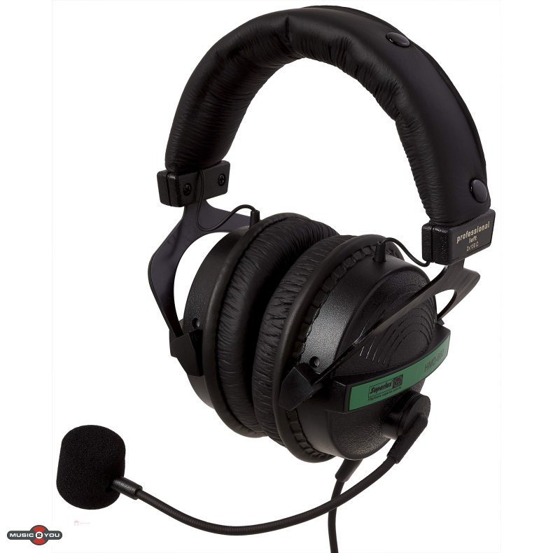 Superlux HMD-660E - 150 Ohms Hovedtelefon med Dynamisk mikrofon - Jack stik