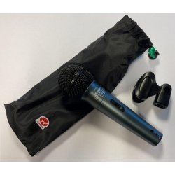 Mikrofon bundle med holder, etui, stativ og kabel