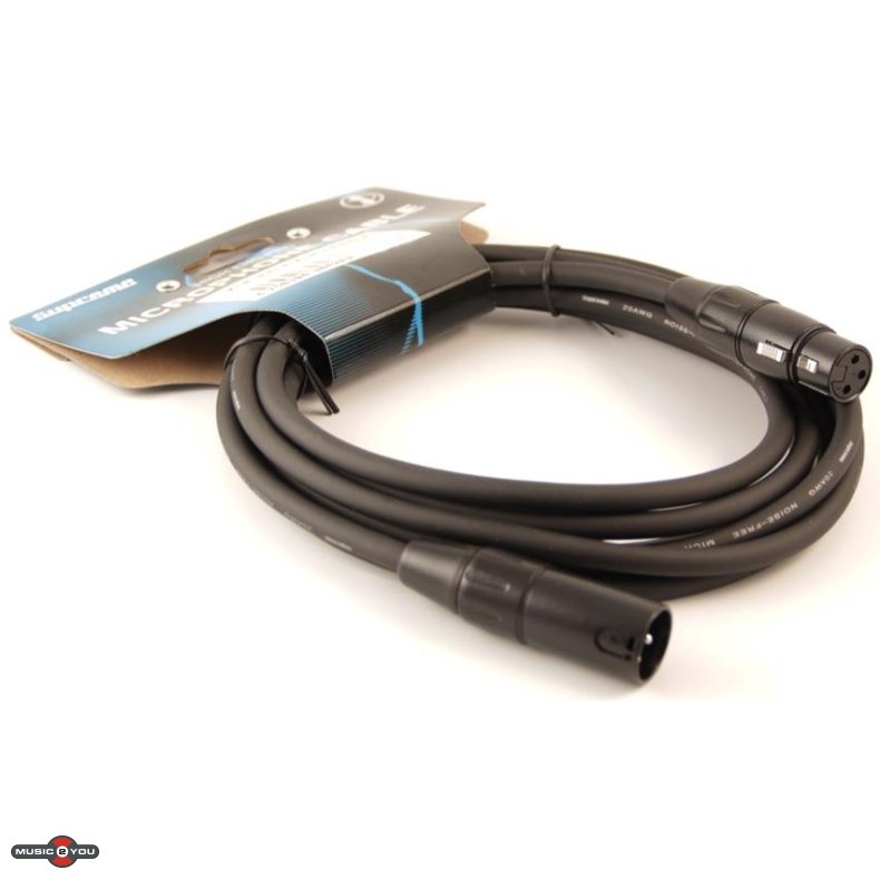 Supreme 3Pol XLR Han - XLR Hun Mikrofonkabel
