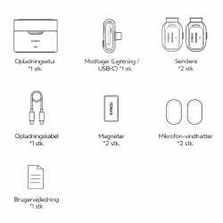 Synco Smic Mini Tr�dl�s Lavalier Mikrofons�t - Sort