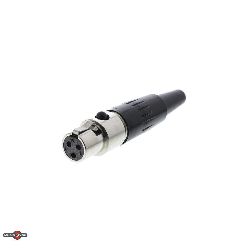 Switchcraft TA3FX - Tini-QG "Mini XLR" 3P Hun Kabelstik Nickel