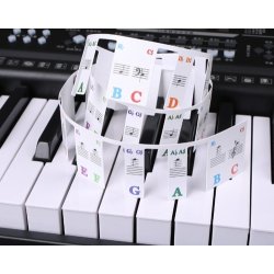 Aftagelige noder til klaver og keyboard - 61 Tangenter / 83cm