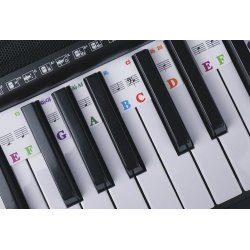 Aftagelige noder til klaver og keyboard - 88 Tangenter / 122cm