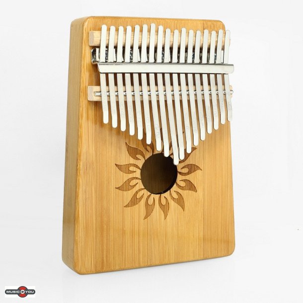 Kalimba i Solid Bambus med 17 toner