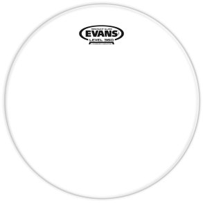 Evans Resonant Clear / Sort Coated Trommeskind