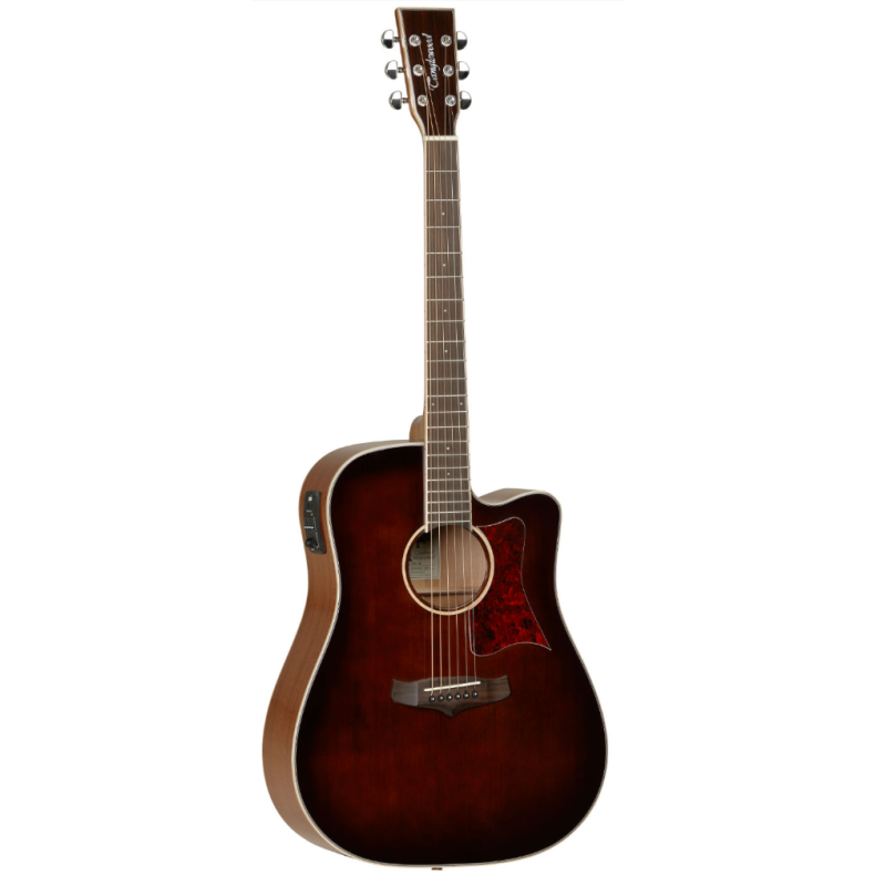 Tanglewood WINTERLEAF Dreadnought TW5 E WB Whiskey Barrel Western med pickup - DEMO Model