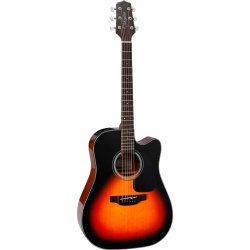 Takamine GD30CE-BSB Western guitar med pickup og cutaway - Brown Sunburst
