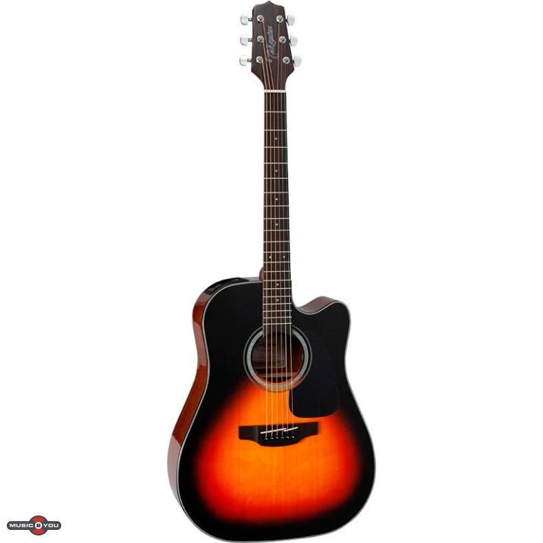 Takamine GD30CE-BSB Western guitar med pickup og cutaway - Brown Sunburst