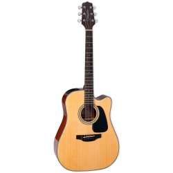 Takamine GD30CE-NAT Western guitar med pickup og cutaway - Natur