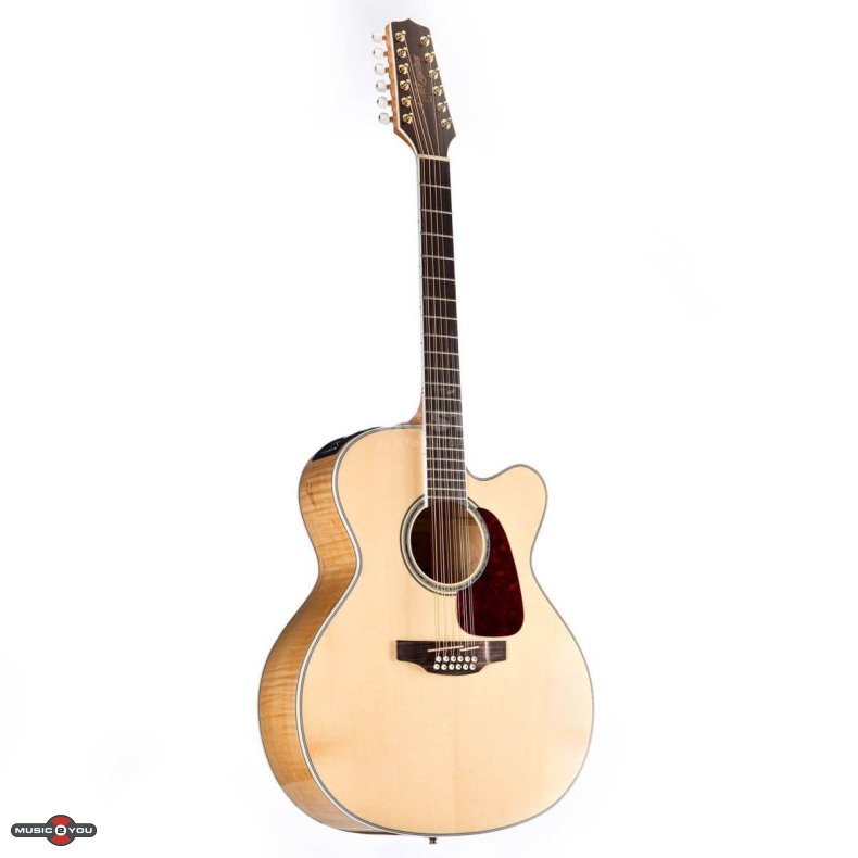 Takamine GJ72CE-12NAT 12-Strenget Western guitar med pickup og cutaway - Natur