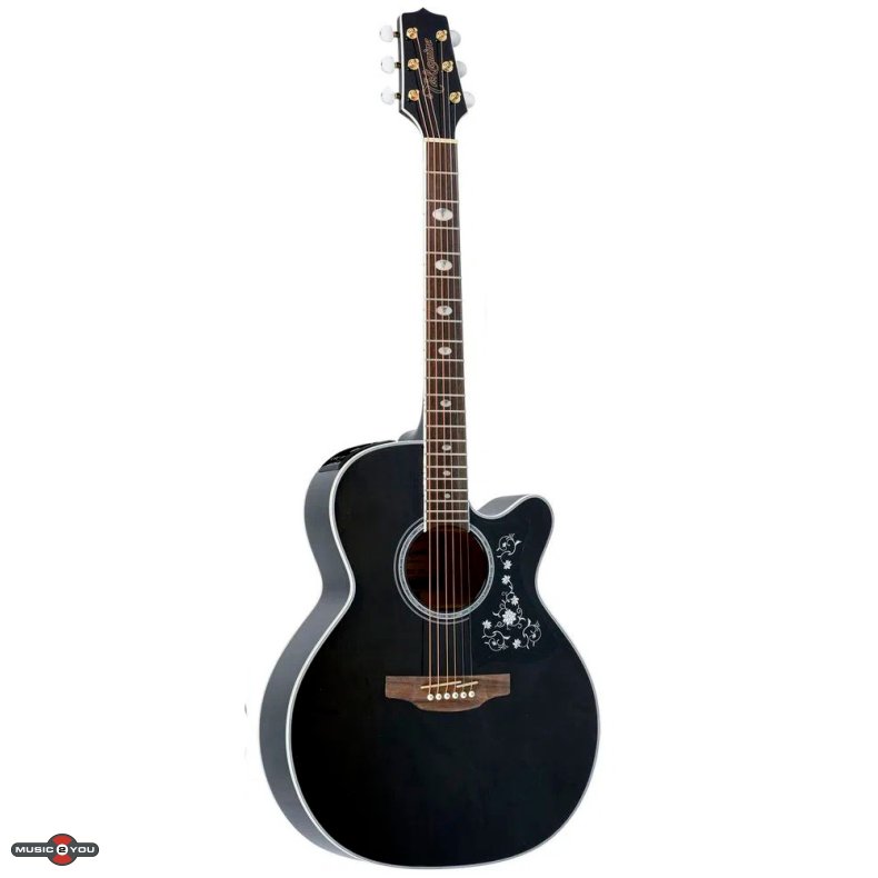 Takamine GN75CE-TBK Western guitar med pickup og cutaway - Transparent Black