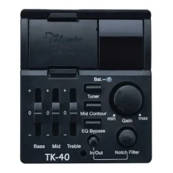 Takamine GN75CE-TBK Western guitar med pickup og cutaway - Transparent Black