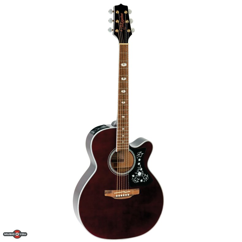 Takamine GN75CE-WR Western guitar med pickup og cutaway - Wine Red