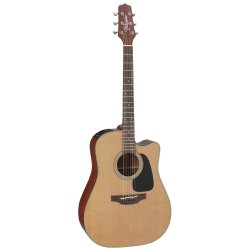 Takamine P1DC - Western guitar med pickup og cutaway inkl. Hardcase - Natur