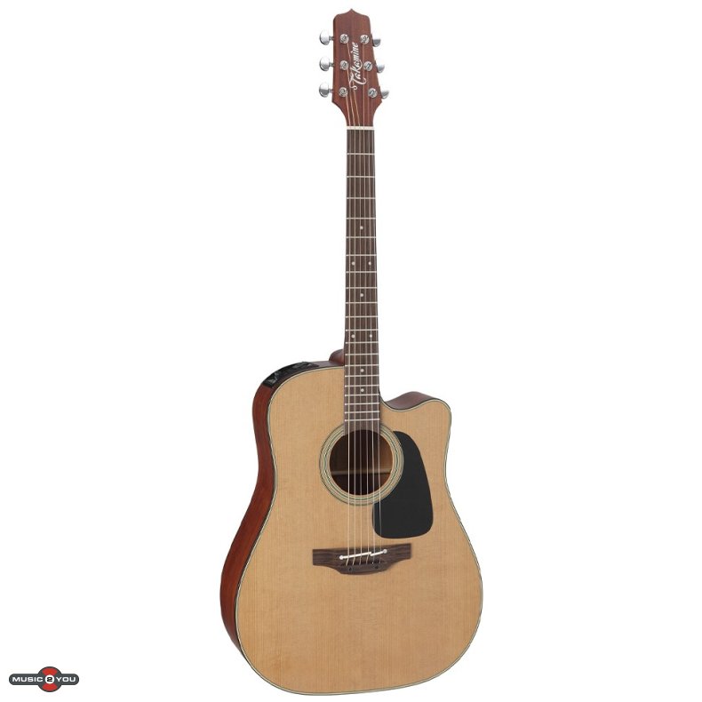 Takamine P1DC - Western guitar med pickup og cutaway inkl. Hardcase - Natur