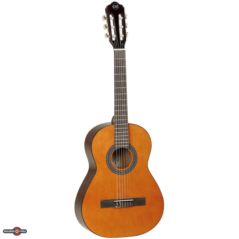 Tanglewood EMC2 3/4 Klassisk Brne Guitar med gigbag - Natur