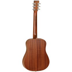 Tanglewood TW2TLH Travel model venstrehnds Western guitar - Mahogni