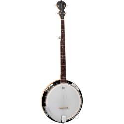 Tanglewood TWB18M5 5 String Banjo, 18 Brackets, Remo Ivory Head