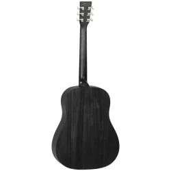 Tanglewood TWBBSDE Blackbird Dreadnought Western guitar med pickup og cutaway - Black Satin