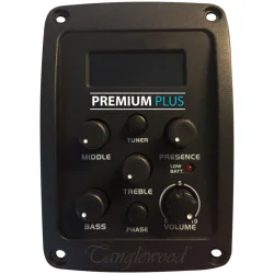 Tanglewood TWBBSDE Blackbird Dreadnought Western guitar med pickup og cutaway - Black Satin