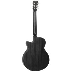 Tanglewood TWBBSFCE Blackbird Western guitar med pickup og cutaway - Black Satin