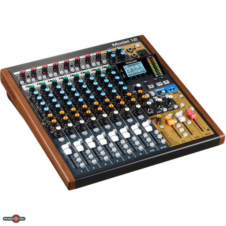 Tascam Model 12 Mixer med digital multitrack optager