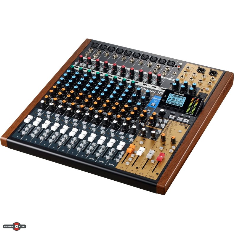 Tascam Model 16 Mixer med digital multitrack optager