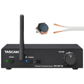 Tascam RX-BT10 Bluetooth modtager - Bundle m. ekstern parrings knap