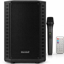 Thornton Capella Aktiv batteri h�jttaler med tr�dl�s mikrofon og Bluetooth
