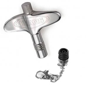 Evans DADK Trommen�gle med DARA n�gleringsholder med magnet