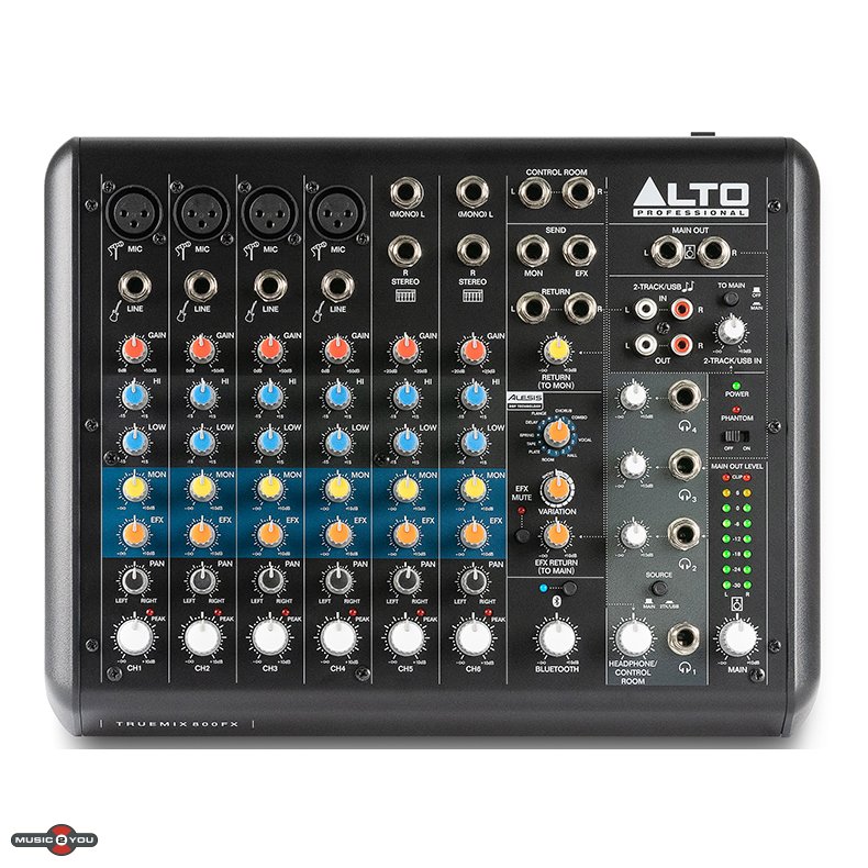 Alto TrueMix 800FX Mixer - DEMO Model