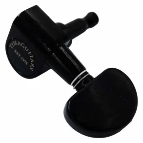 Tyma Mekanik / Stemmeskrue Venstre til Western Guitar - Sort