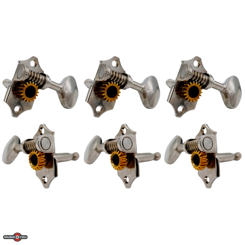 Tyma Mekanik / Stemmeskrues�t til Western Guitar - Krom