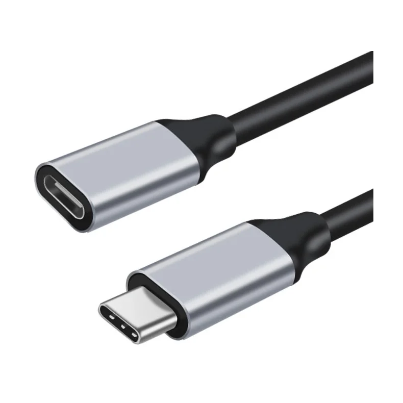 USB-C 3.1 Gen. 2 forlngerkabel - 5A/100W - Sort