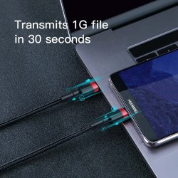 USB-C Kabel 2m - Sort