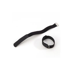 AH VR1616BLK Velcrostrop - 16 cm x 16 mm - Sort