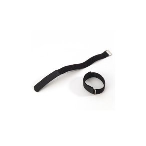AH VR1616BLK Velcrostrop - 16 cm x 16 mm - Sort