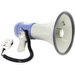 Prof Megafon med hndmikrofon 25W