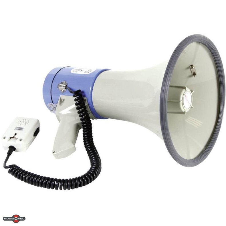 Prof Megafon med hndmikrofon 25W