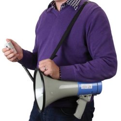 Prof Megafon med hndmikrofon 25W