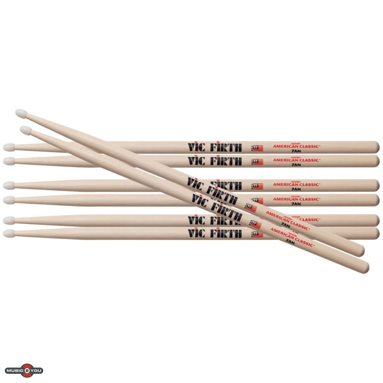 Vic Firth 7AN American Classic Nylon Tip Value Pack
