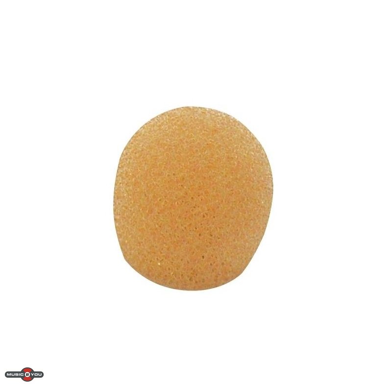 Vindhtte til 9mm mikrofon kapsel - Beige (10 Pack)